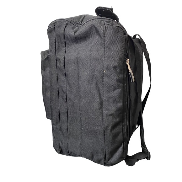 Choko Motorsports Backrest Bag Luggage Motorcycle ATV Black Gear Nylon Pack - Picture 4 of 11